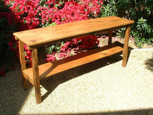 The Sedona Console Table handmade by Arcadian Cottage in Phoenix, Arizona  made with reclaimed barn wood.