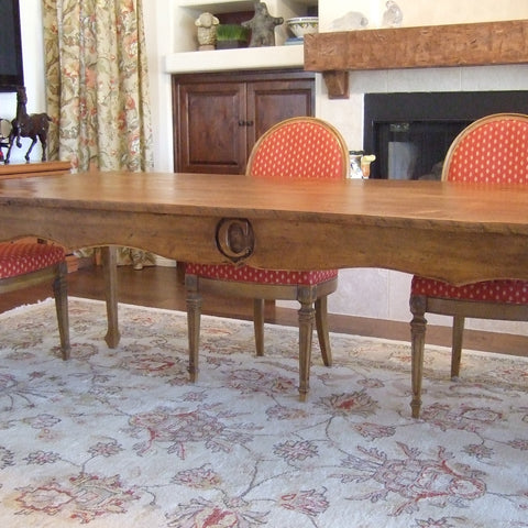Large antique dining table for sale top